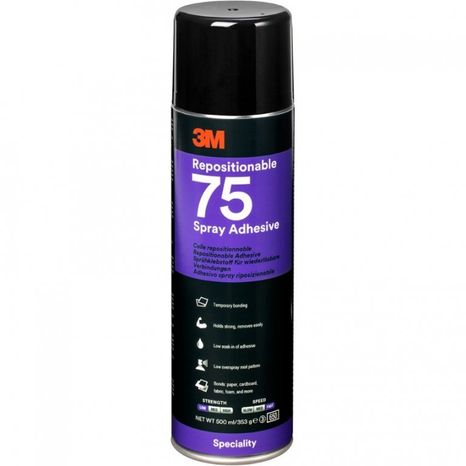 3M Spray 75 sprejové repozičné lepidlo