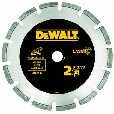 DEWALT DT3773 Diamantový kotúč na abrazívne materiály betón 230 mm