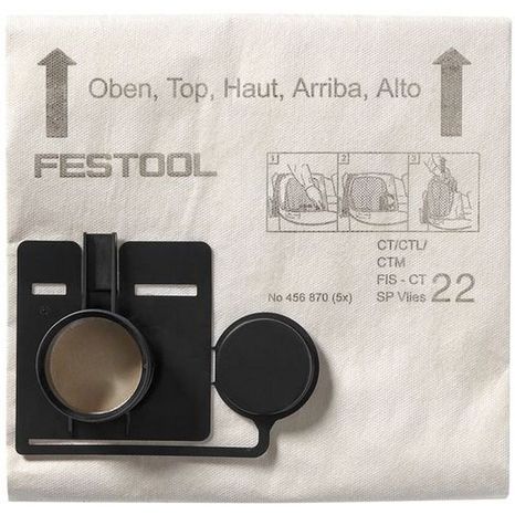 Festool Filtračné vrecko FIS-CT 22 SP VLIES/5 456870