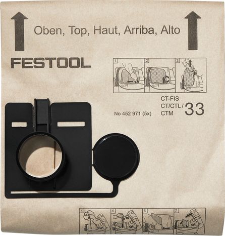 Festool Filtračné vrecko FIS-CT 33/5 452971