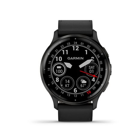 Garmin VENU 3 Black/Slate Leather športové smart hodinky