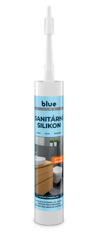 Mastersil Sanitárny silikón biely 280 ml BLUE LINE
