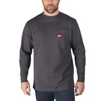 Milwaukee Funkčné pracovné tričko s dlhým rukávom šedé veľ. L