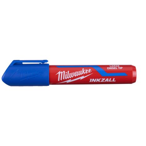 Milwaukee INKZALL značkovač L modrý s plochým hrotom