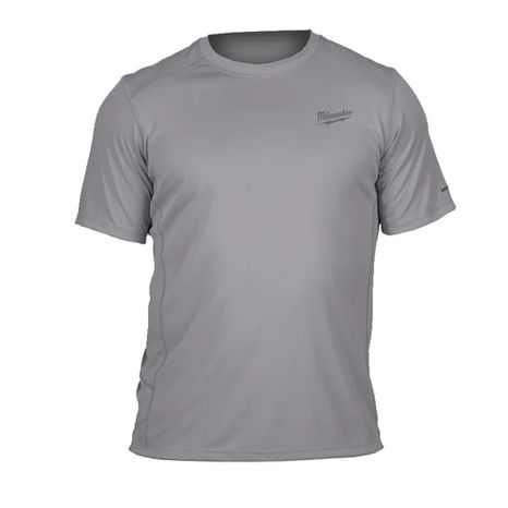 MILWAUKEE Ľahké univerzálne tričko s krátkym rukávom WORKSKIN - šedé