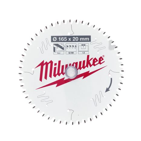 Milwaukee Pílový kotúč na hliník 165x20x1.6x52ATB