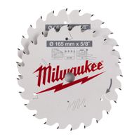 Milwaukee Sada pílových kotúčov 165 x 15,87mm 24z (2ks) na drevo