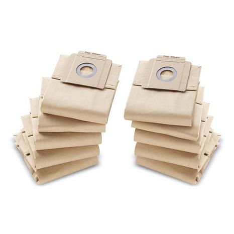 Kärcher Papierové filtračné vrecká, T 7/1, T 9/1, T 10/1 - 300 ks