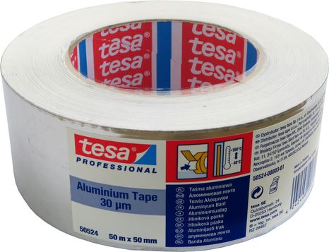 Páska lepiaca hliníková 63632, 50mmx50m, hr. 0,030mm, Tesa