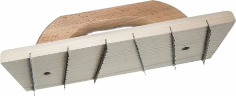Škrabák na pórobetón drevený, 260x100mm, 6 pílových listov